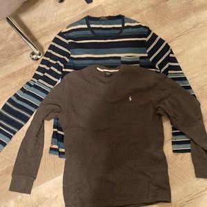 2 long sleeve XL mens Polo shirts